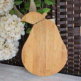 HARRY & DAVID,WOOD W GRN,10X14.5,PEAR CUTTING BOARD