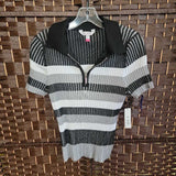 NOBO,BLK GREY,XXL,PULL OVER WEATER STRIPED