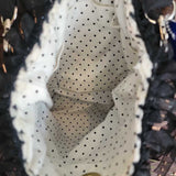 BL/WH, SWEATER CROSSBODY