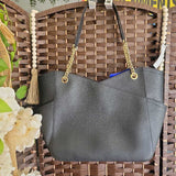 BLACK+,MED,JET SET CHAIN STRAP PURSE