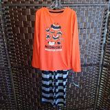 CAT & JACK,orange blk,10,2 PCMIDNIGHT MONSTER PJ