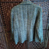 GREEN+,20-22,SWEATER BLAZER/SILK LINING