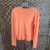 ABERCROMBIE & FITCH,ORANGE+,M,LONG SLEEVE TEE