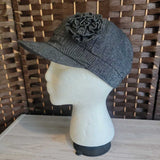 SONOMA,GRAY, HAT W/FLOWER