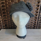 SONOMA,GRAY, HAT W/FLOWER