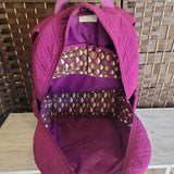 VERA BRADLEY,MAROON, BACKPACK