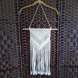 CREAM+,MED,MACRAME WALL HANGING