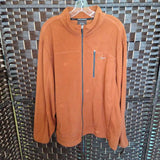 GREG NORMAN,COGNAC,XL,FULL ZIP FLEECE