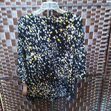 BLACK,X SMALL,3/4 SLEEVE SHIRT