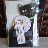 MERI MERI,BLK,16 IN PKG,CAT NAPKINS