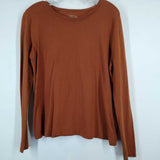 ORANGE,M,LONG SLEEVE TEE