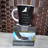 BLACK+, MAN OF GOD CERAMIC MUG