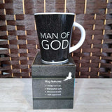 BLACK+, MAN OF GOD CERAMIC MUG