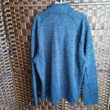 EDDIE BAUER,BLUE,XL,3/4 PUL OVER