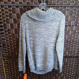 ITS OUR TIME,GREY,LARGE,SWEATER COWEL NECK