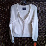 ABERCROMBIE & FITCH,CREAM,MEDIUM,SWEATER