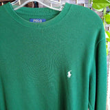 POLO,DARK GREEN,MEDIUM,WAFFLE SHIRT