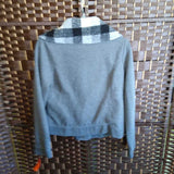 GLIMMER GLASS,GRAY+,LARGE,JACKET W/SHERPA COLLAR