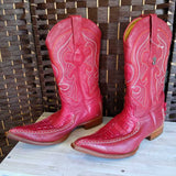 LOS ALTOS,RED,8,COWBOY BOOTS