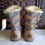 BEARPAW,BROWN,8,FUR BOOTS