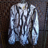 WHITE,L,LONG SLEEVE ZIP HUNTING COAT