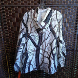 WHITE,L,LONG SLEEVE ZIP HUNTING COAT