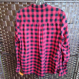 RED/BLACK,M,BUFFALO PLAID SHIRT