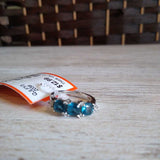 BL/SIL,6,LONDON BLUE TOPAZ/SS RING