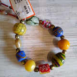 RED,2 PC,FANCY BEADS