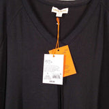 KNOX ROSE,BLACK,LARGE,SWEATER V NECK