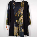 PARSLEY & SAGE,BLACK+,LARGE,TUNIC W/POCKETS