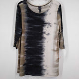 CIARA SUN WOO,BLACK+,MEDIUM,TIE DYE TOP