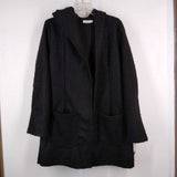 INSIDE OUT,BLACK,XL,CARDIGAN W/HOOD