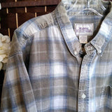 WRANGLER,TAN+,XL,PLAID SHIRT