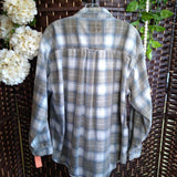 WRANGLER,TAN+,XL,PLAID SHIRT