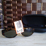 BROWN, SUNGLASSES W/CASE