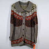 ROYAL ROBBINS,BROWN+,MEDIUM,BUTTON SWEATER WITH POCKETS