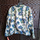 TAN BLUE,XL,FLORAL