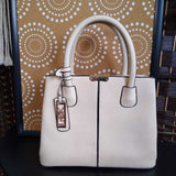 YEL,CREAM, DOUBLE STRAP PURSE