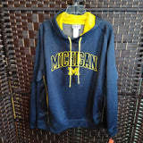 SECTION 101,BLUE/YELLOW,XL,MICHIGAN HOODY