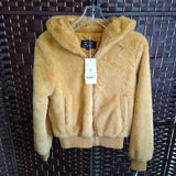 HAILEY'S LOVE JACKETS,YELLOW+,XS,FUR JACKET