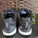 FILA,BLACK+,10,MEMORY FOAM TENNISHOES