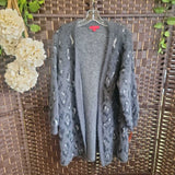 GRAY,LARGE,CARDIGAN