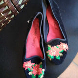 BLACK+,7M,HOLIDAY TRADITION VELVET SHOES