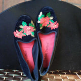 BLACK+,7M,HOLIDAY TRADITION VELVET SHOES