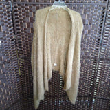 BROWN,SMALL,NYLON CARDIGAN