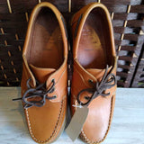 ALLEN EDMONDS,TAN,10,BOAT SHOES