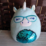 TEAL,SMALL,NYLA UNICORN