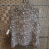 BROWN WHITE,LARGE,LEOPARD PRINT REVERSIBLE