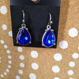 BL/SIL, TEARDROP EARRINGS